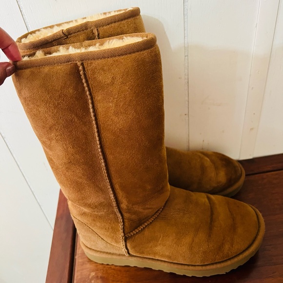 UGG Classic Tall Boots in Tan - Picture 3 of 5